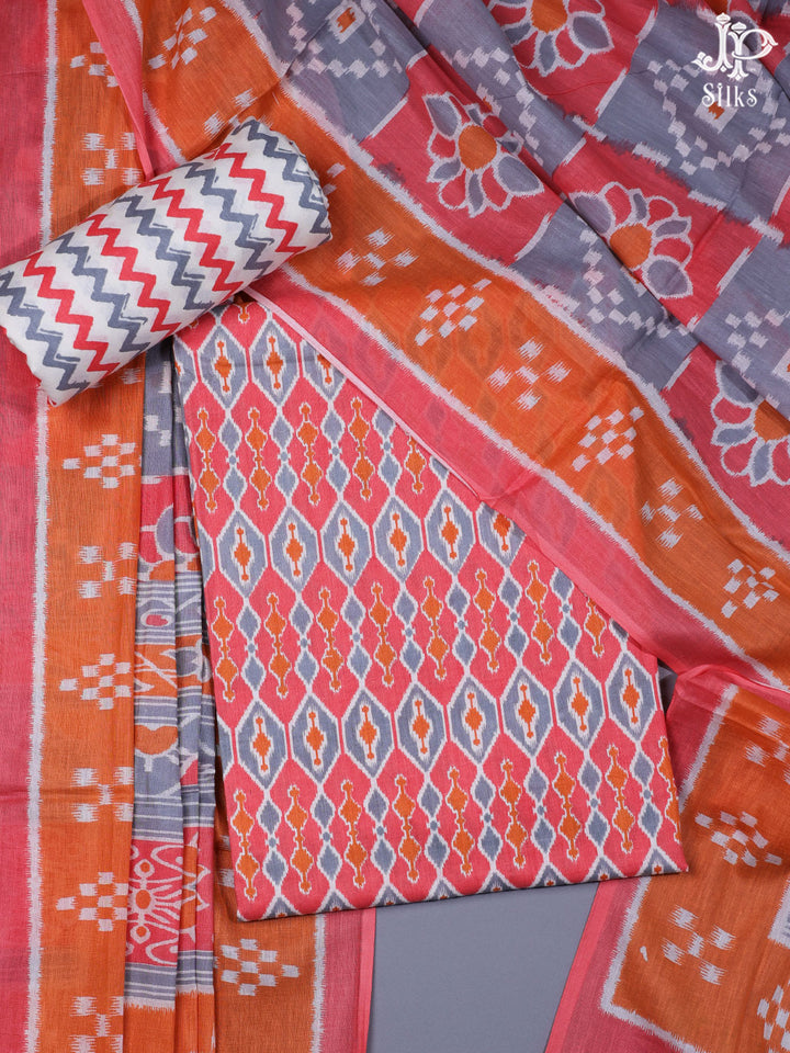 Multicolor Cotton Chudidhar Material - D923
