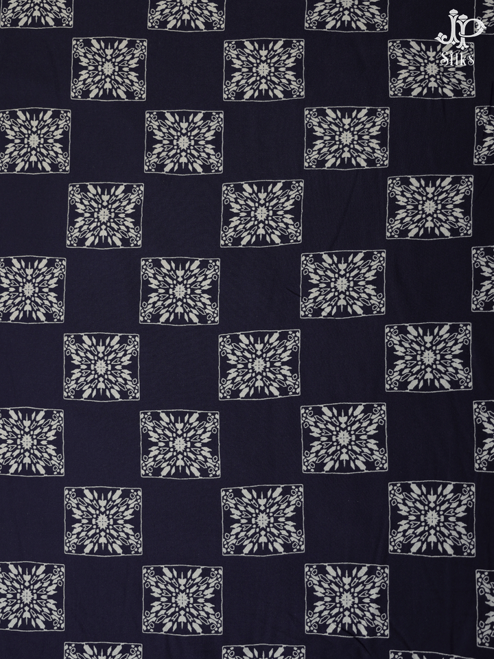 Black Rayon Fabric - A9267 - View 2