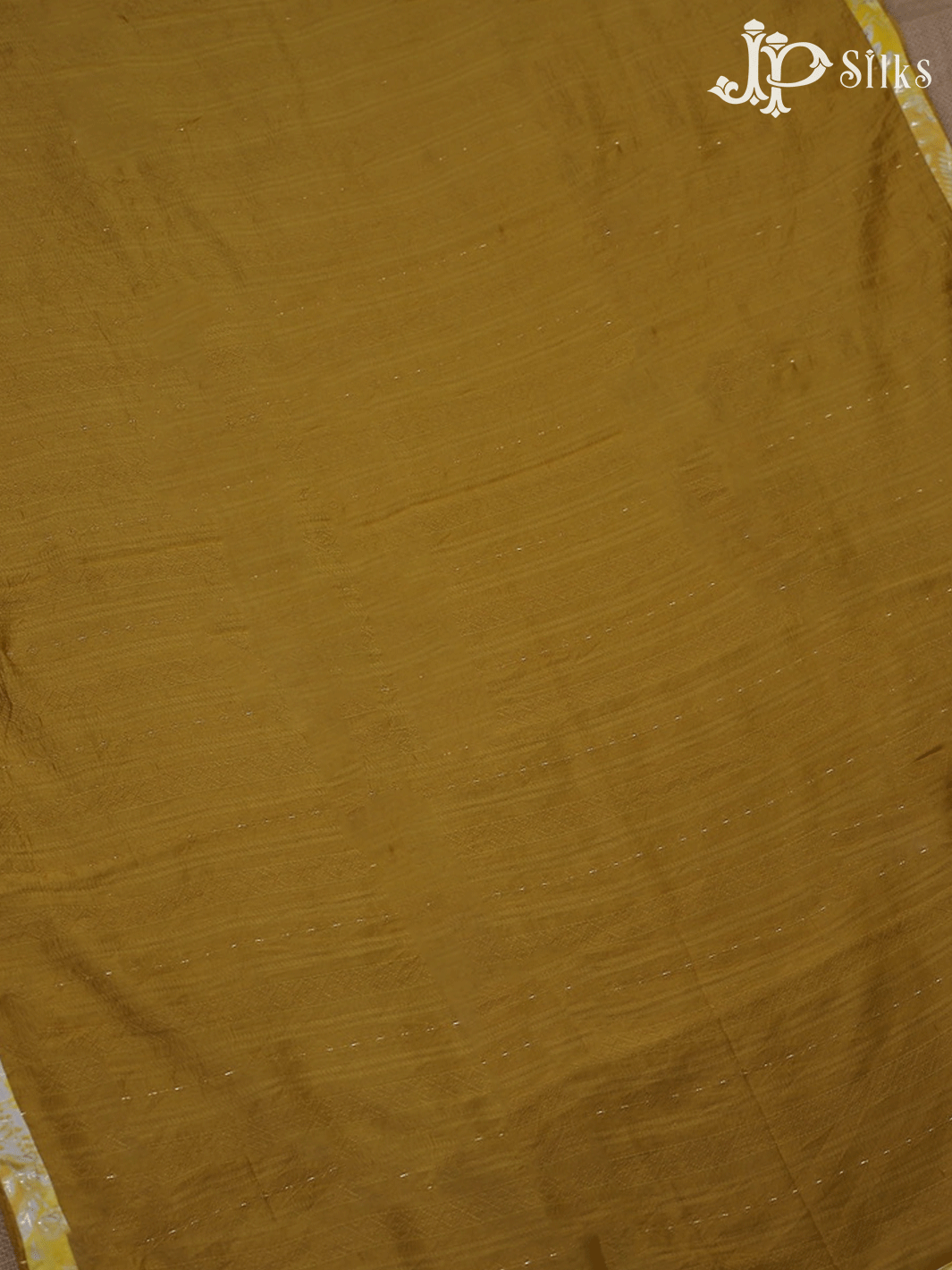 Yellow Cotton and Rayon Unstitched Chudidhar Material - F107
