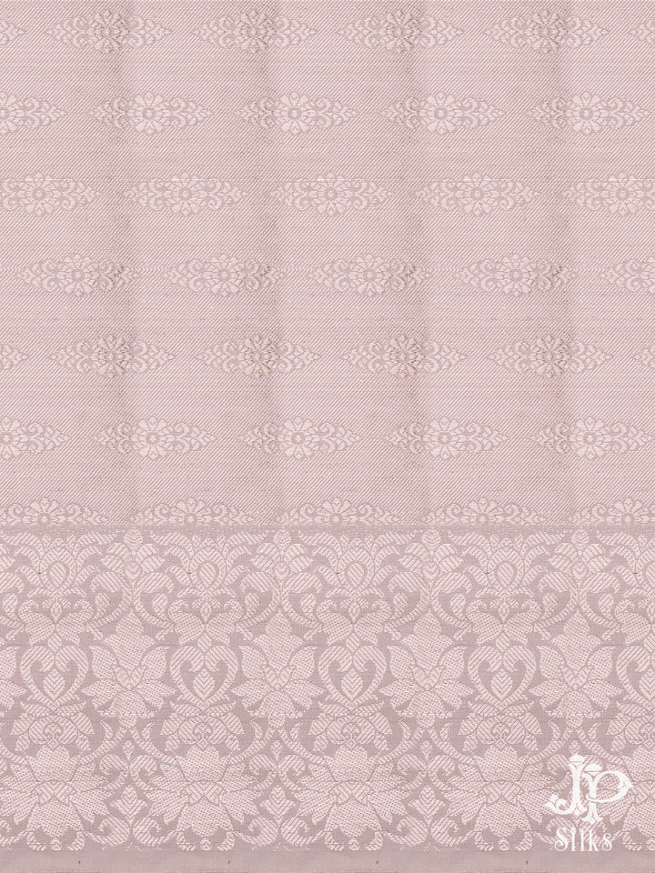 Baby Pink Banaras Fancy Saree - E2218 -2
