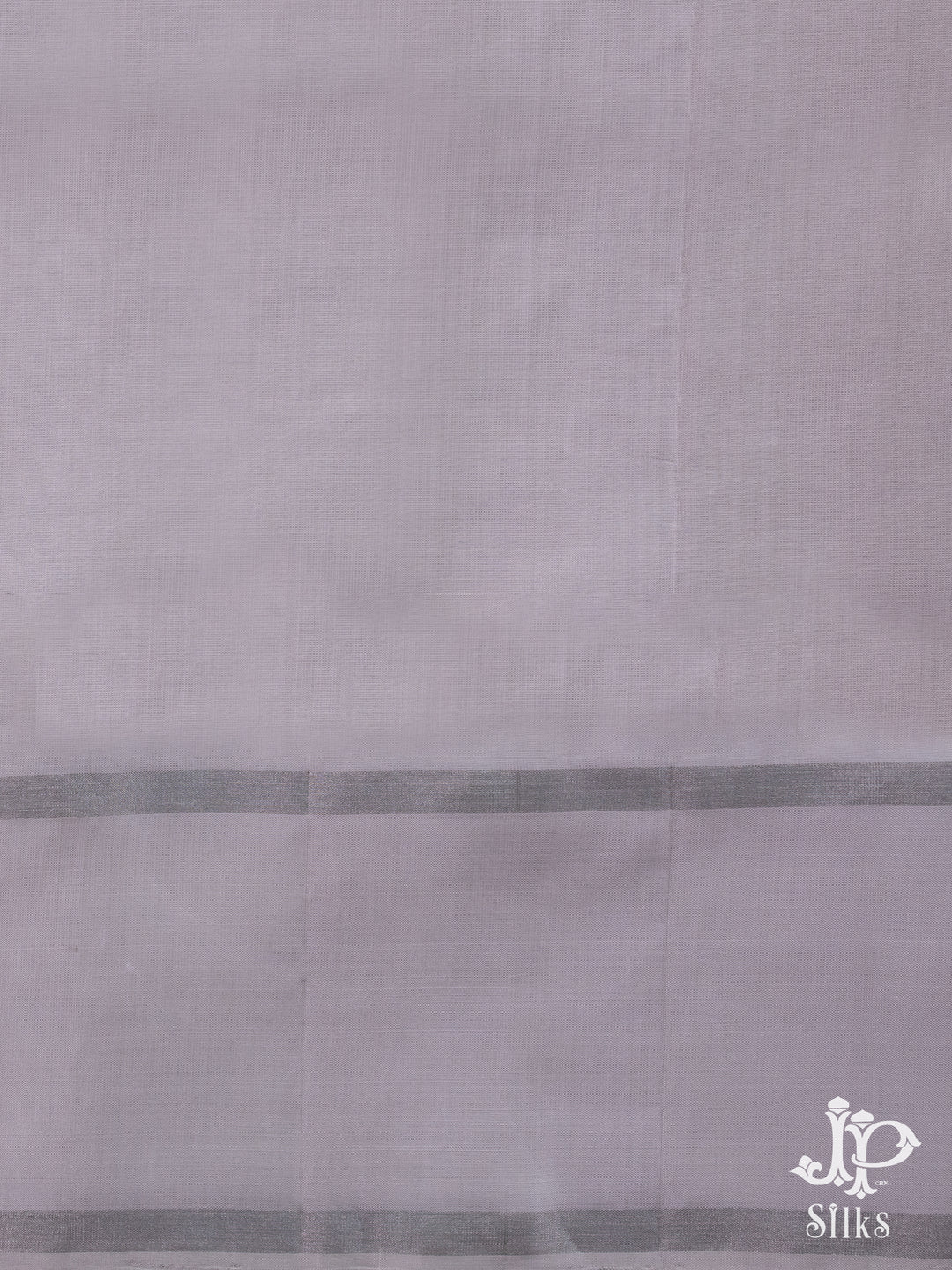 Beige and Silver Grey Soft Silk Saree - D2233