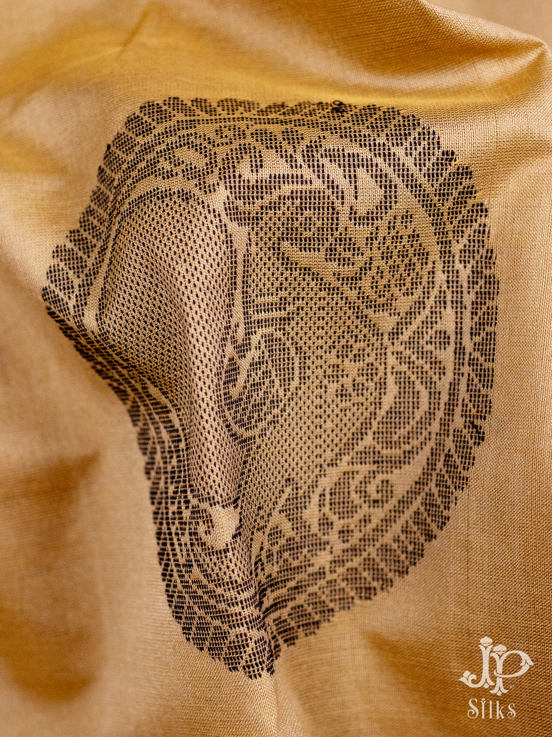Beige and Green Poly Cotton Saree - D83131Beige and Green Poly Cotton Saree - D8313-2