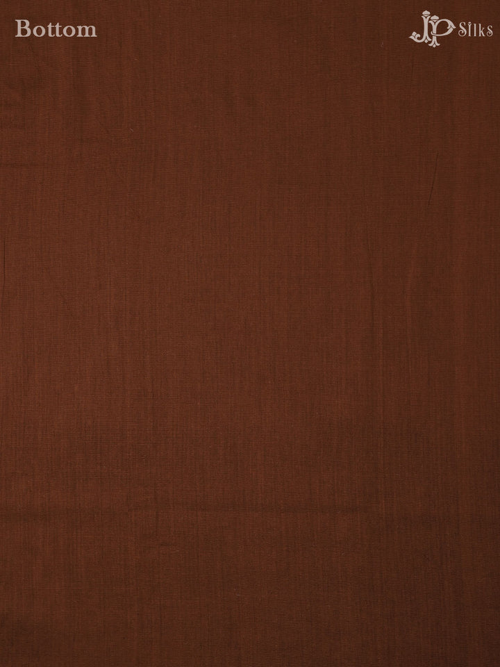 White and Gold Banaras Cotton Unstiched Chudidhar Material - E1933 - View 2
