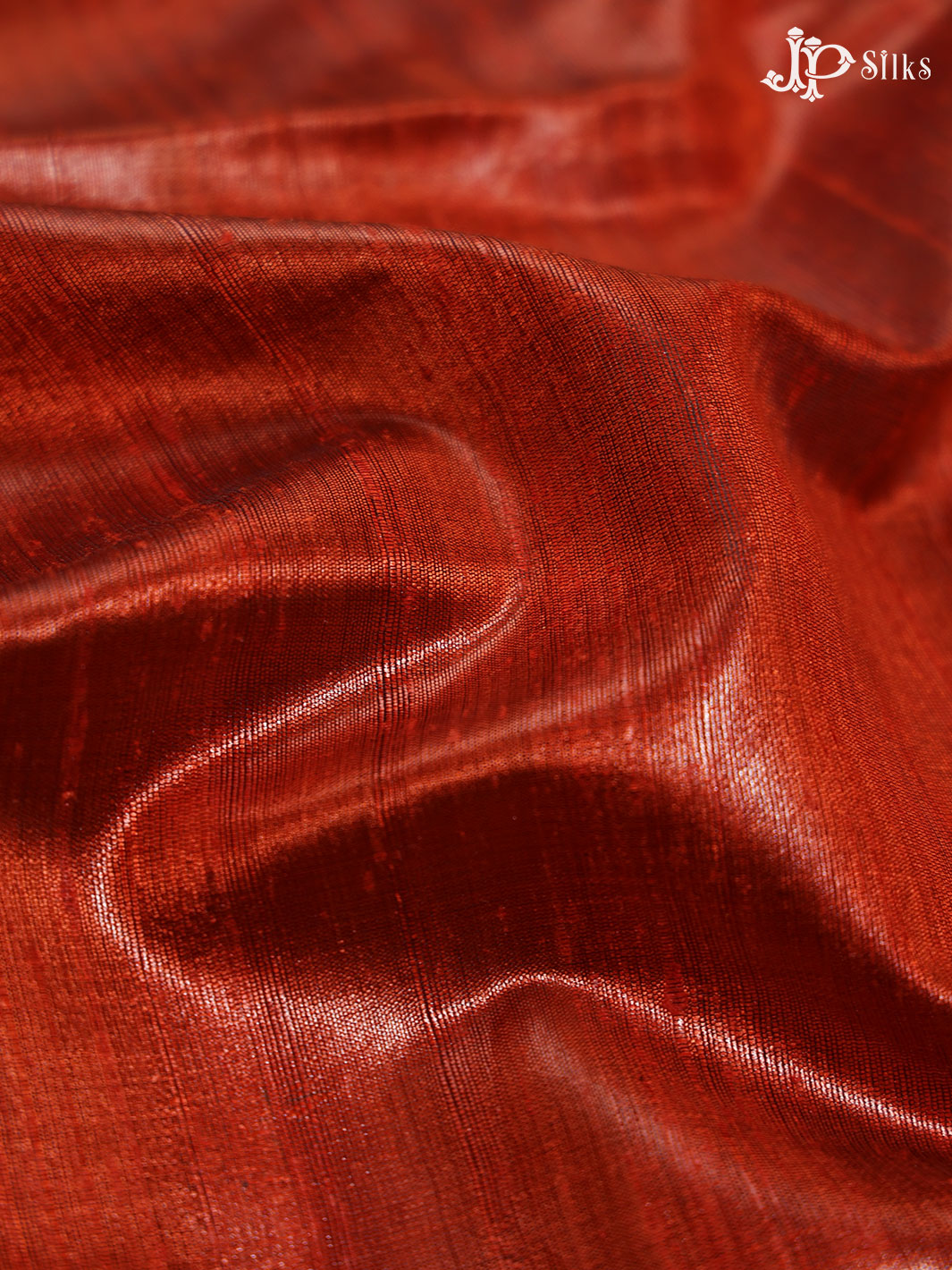 Red and Yellow Tussar Silk Saree - E31 - View 5