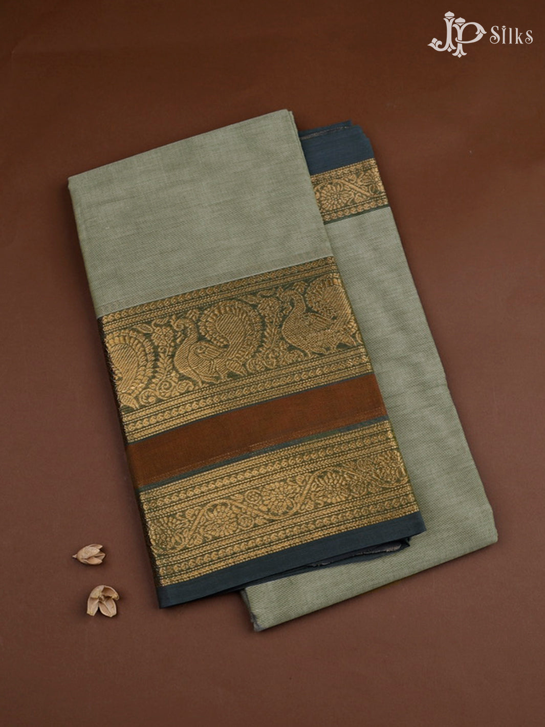 Pastel Green Chettinad Cotton Saree - D9637