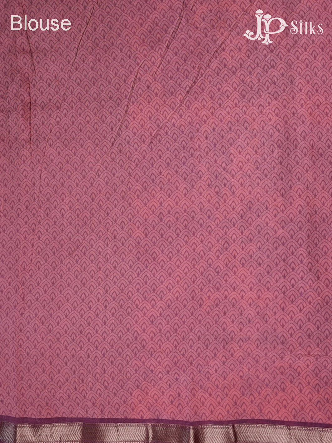Onion Pink Semi Chanderi Saree - G34