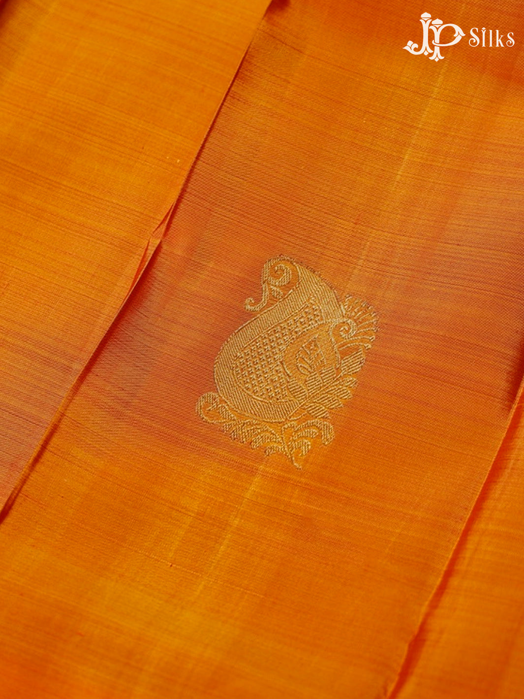 Mustard And Maroon Dharmavaram Silk Saree - D60