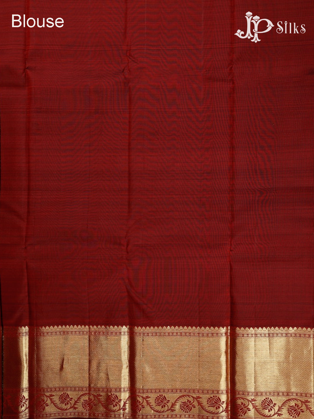 Mustard And Maroon Dharmavaram Silk Saree - D60