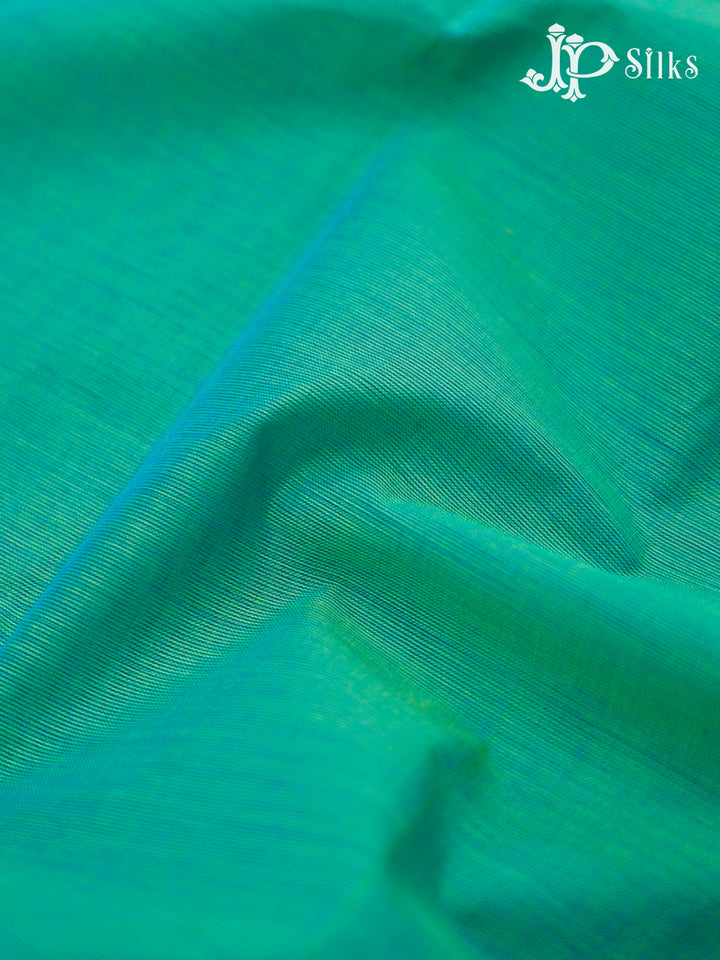 Green Chettinad Cotton Saree - D2572