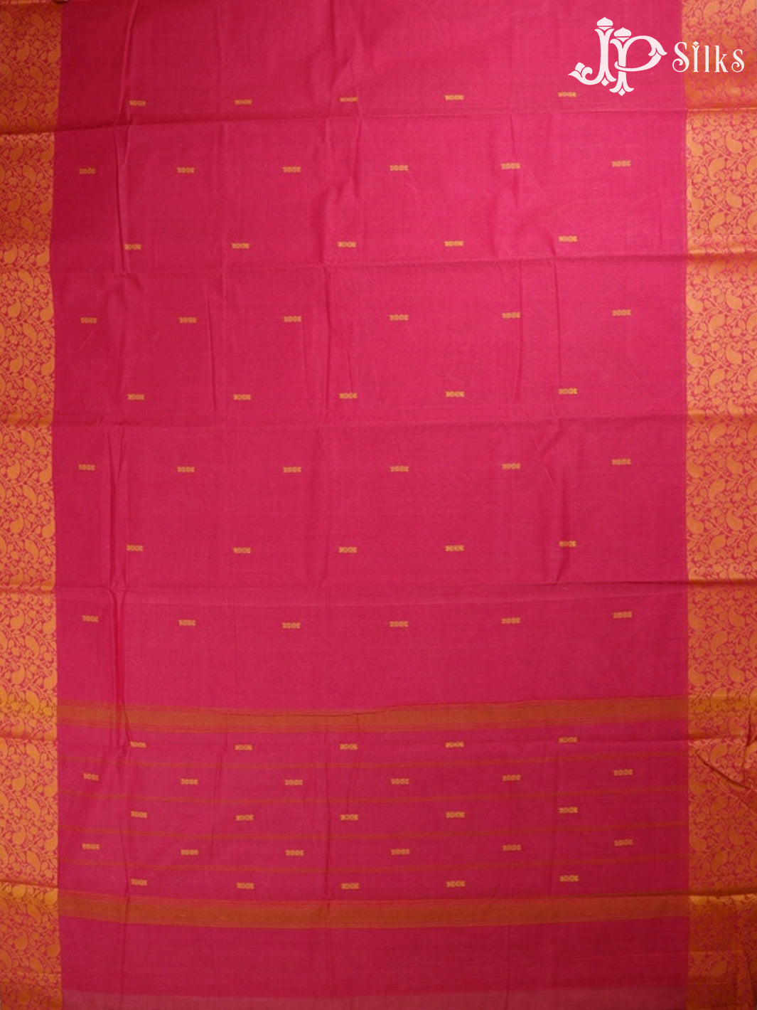 Pink Nagari Cotton Saree - D5783 “View4”