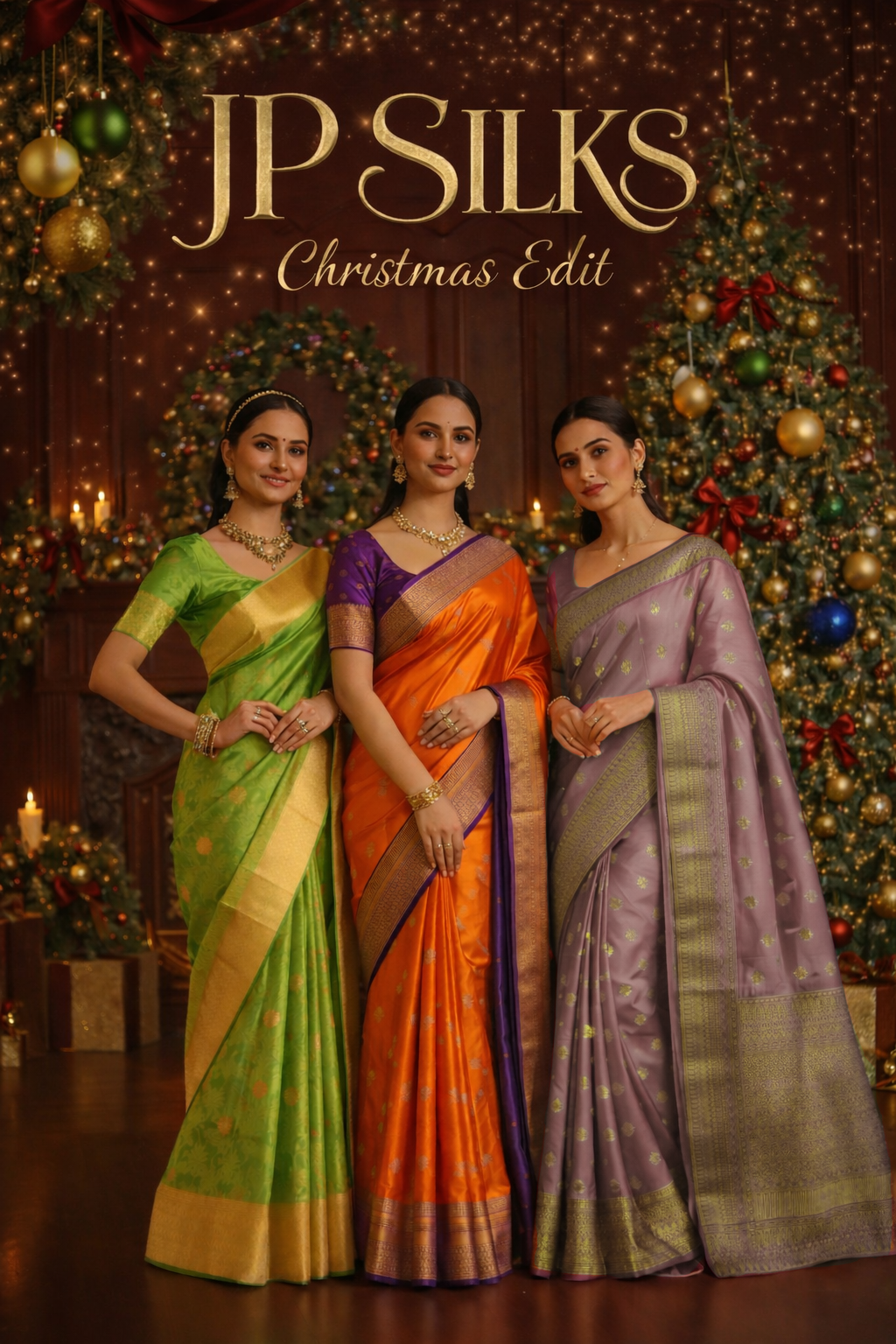 Festive Saree Colours 2025–2026 | Trending Kanchipuram Silks – JP Silks