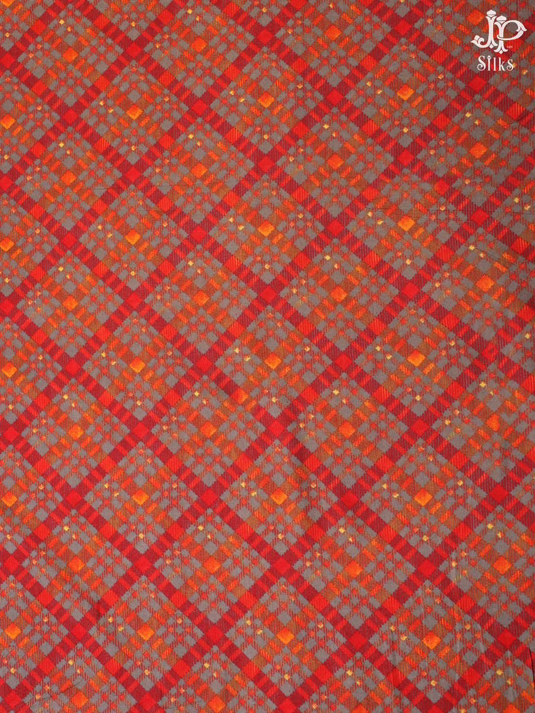 Red Rayon Fabric - A9279 - View 2