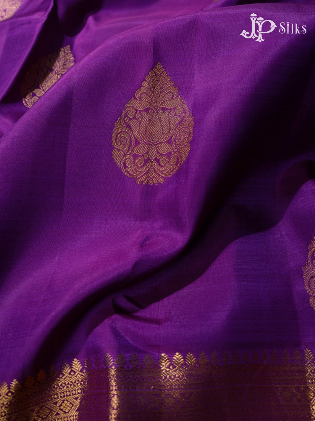 Purple Kanchipuram Silk Saree - D1024-view3