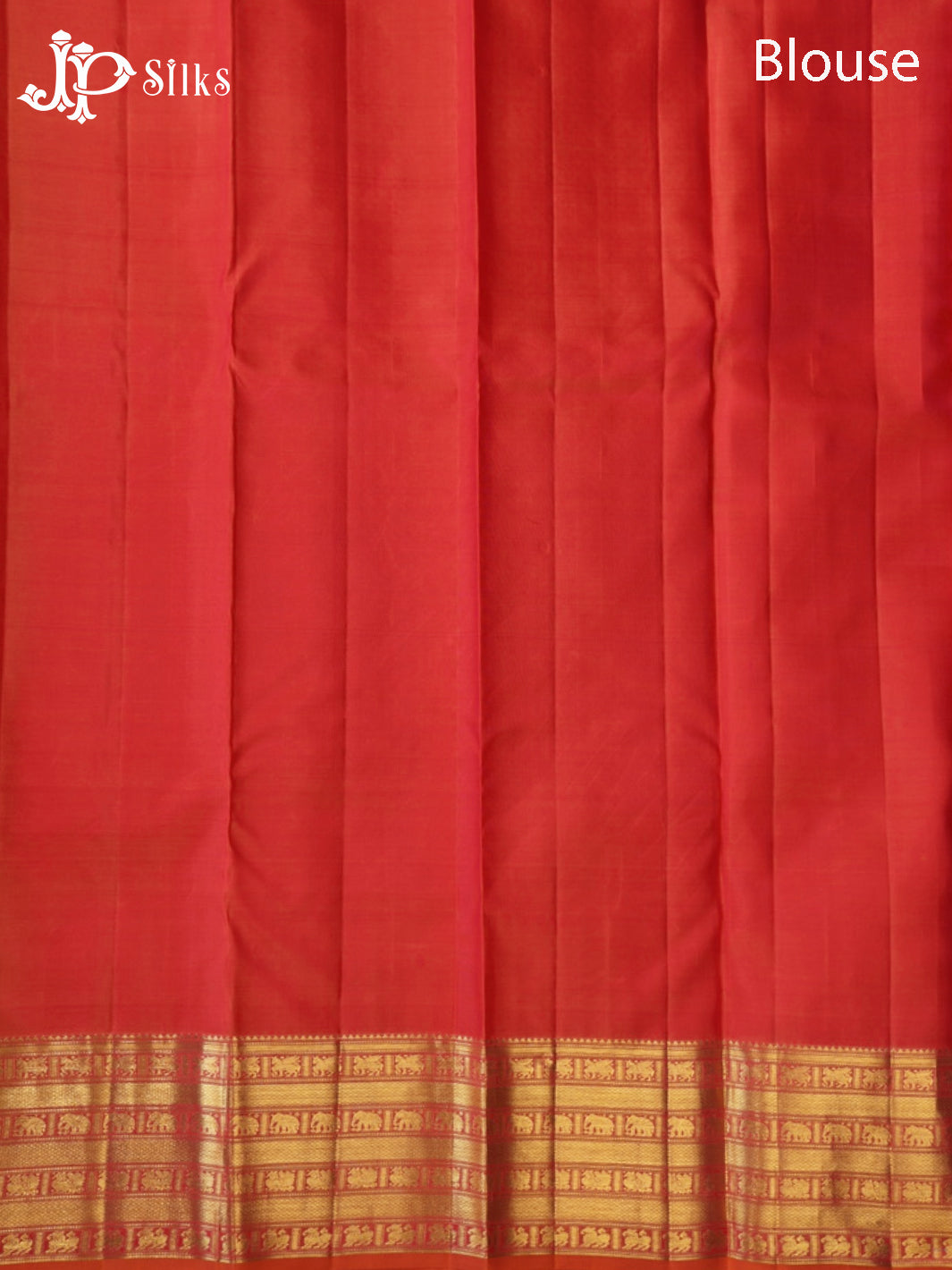 Orange Kanchipuram Silk Saree - G860