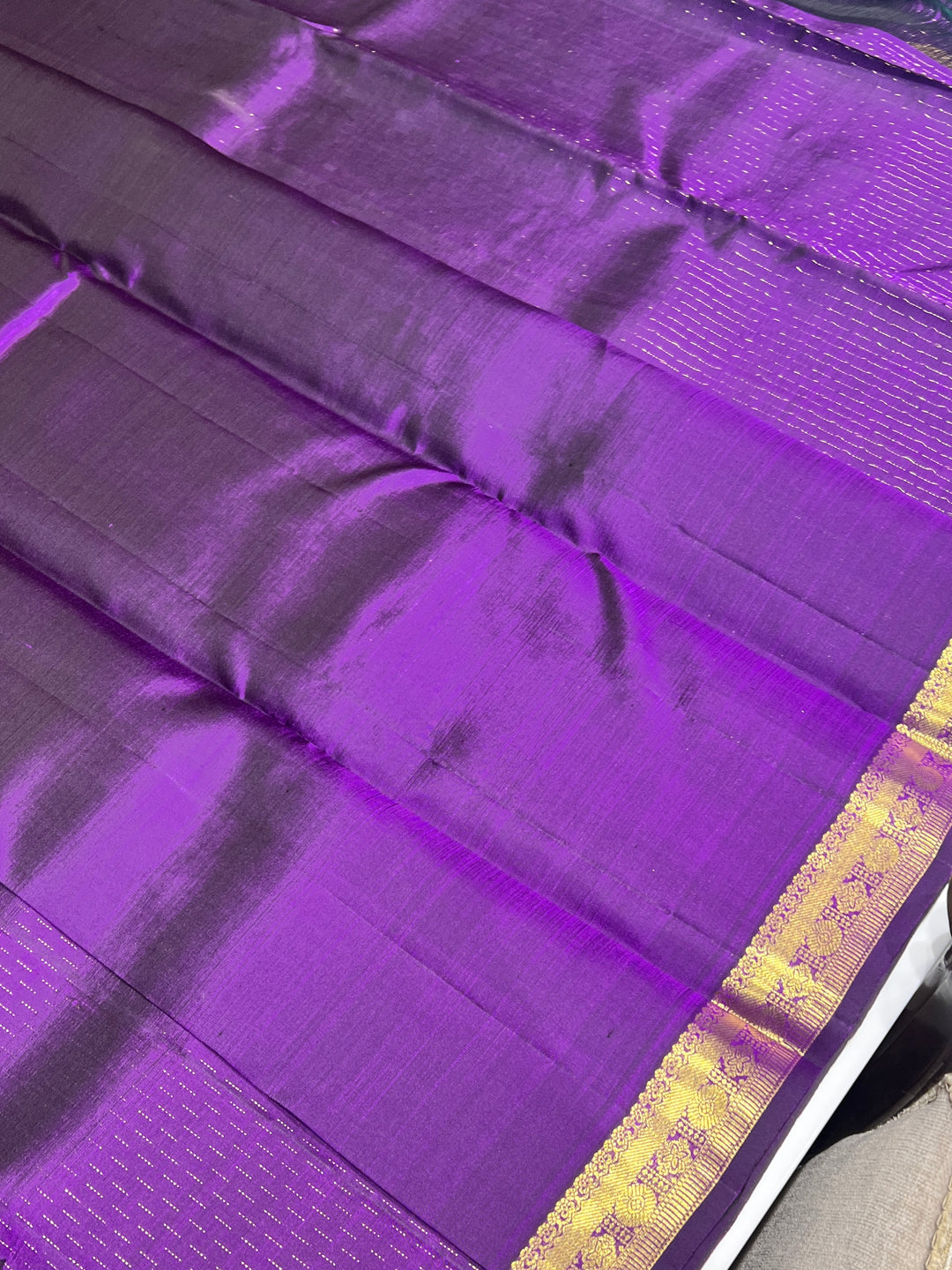 Violet Kanchipuram Silk Saree - G39