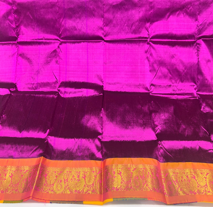 Multicolour Pattu Pavadai - A13438 | 1 yr - 3 yr