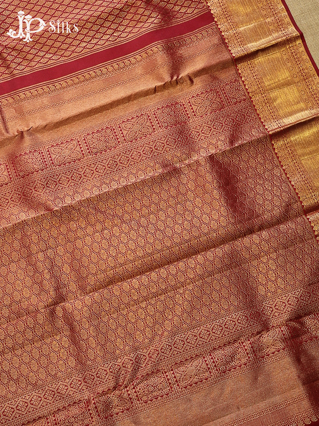 Maroon Kanchipuram Silk Saree - G858
