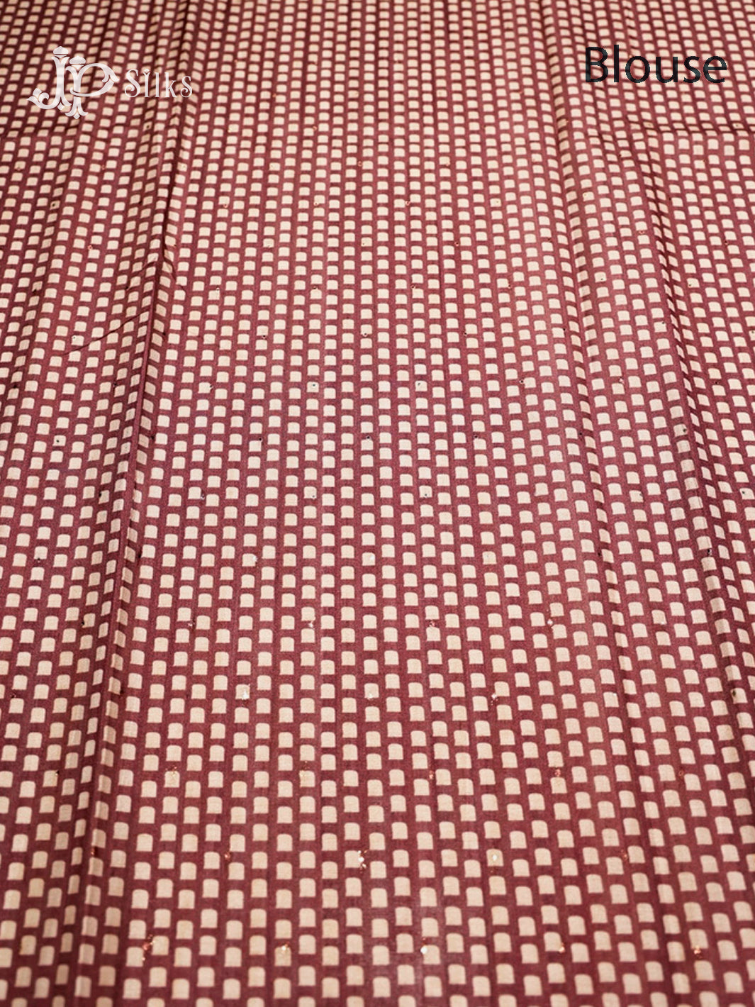 Light & Red Brown Semi Tussar Saree - E5926-view6