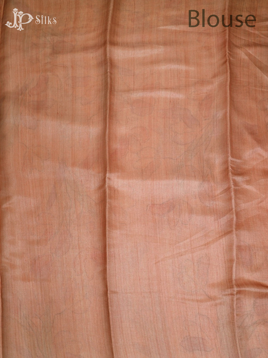 Peach Semi Tussar Saree - E5575-view7