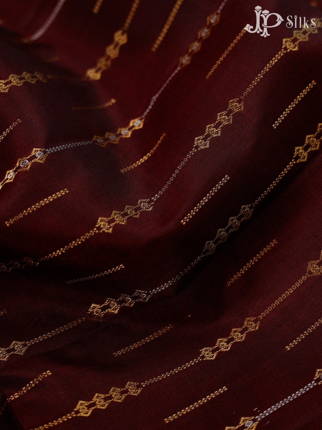 Brown And Teal Green Soft Silk Saree - F3526