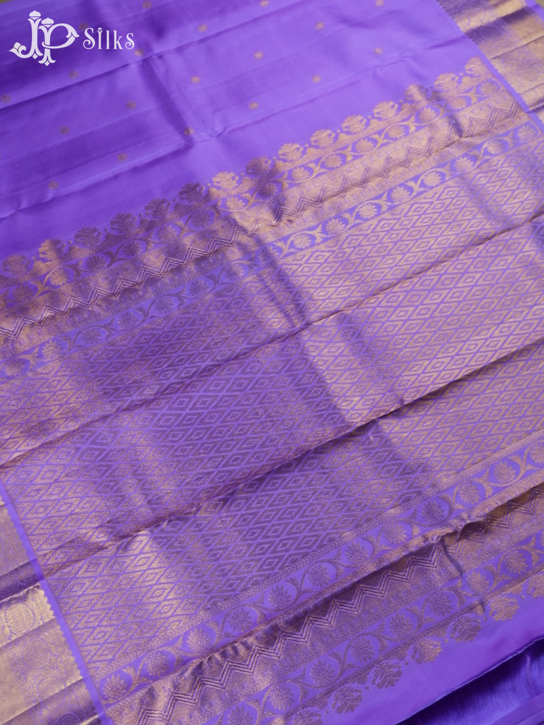 Lavender Kanchipuram Silk Saree - F2451 - View 3