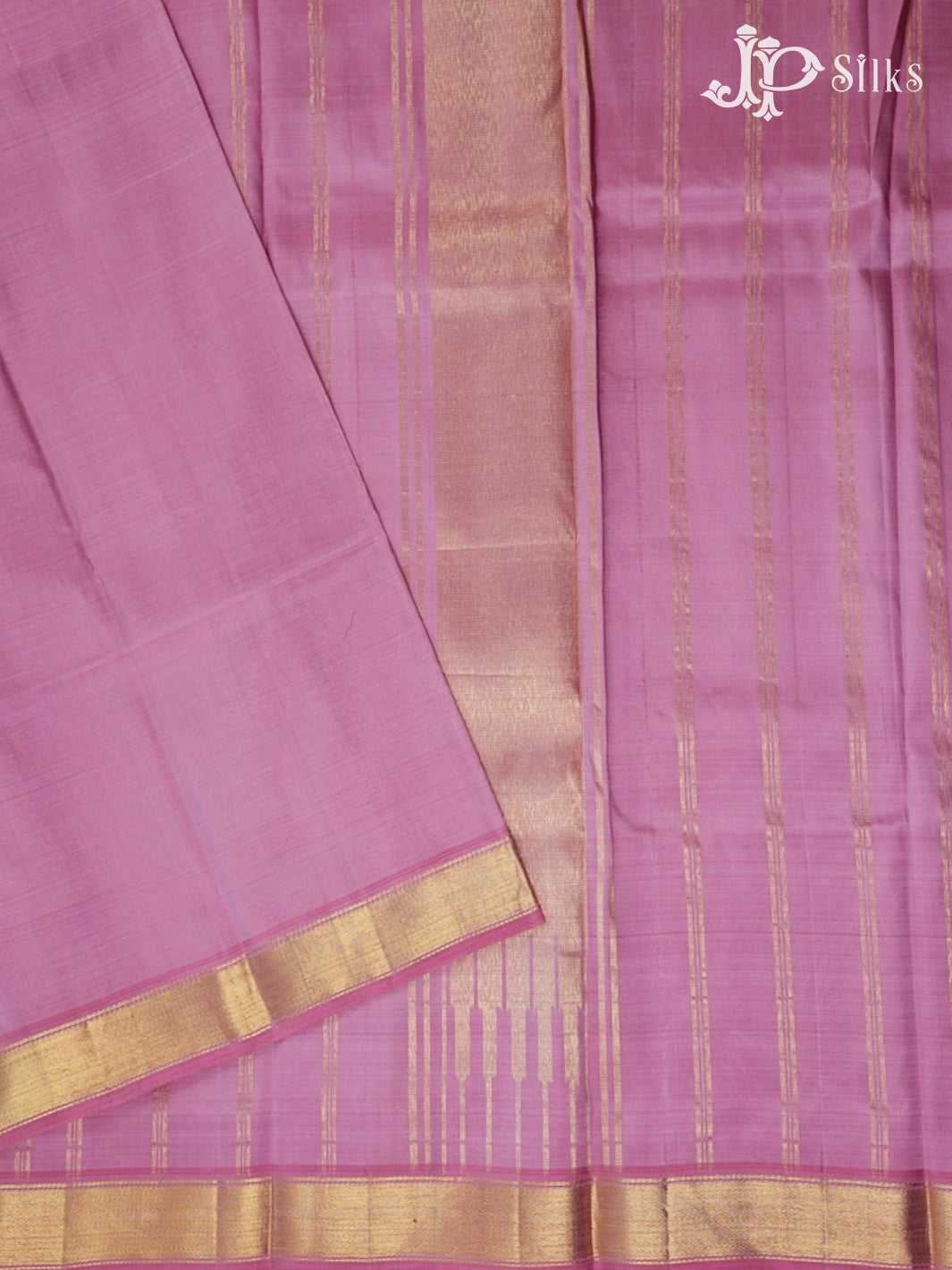 Baby Pink Kanchipuram Pure Silk Saree - F3489