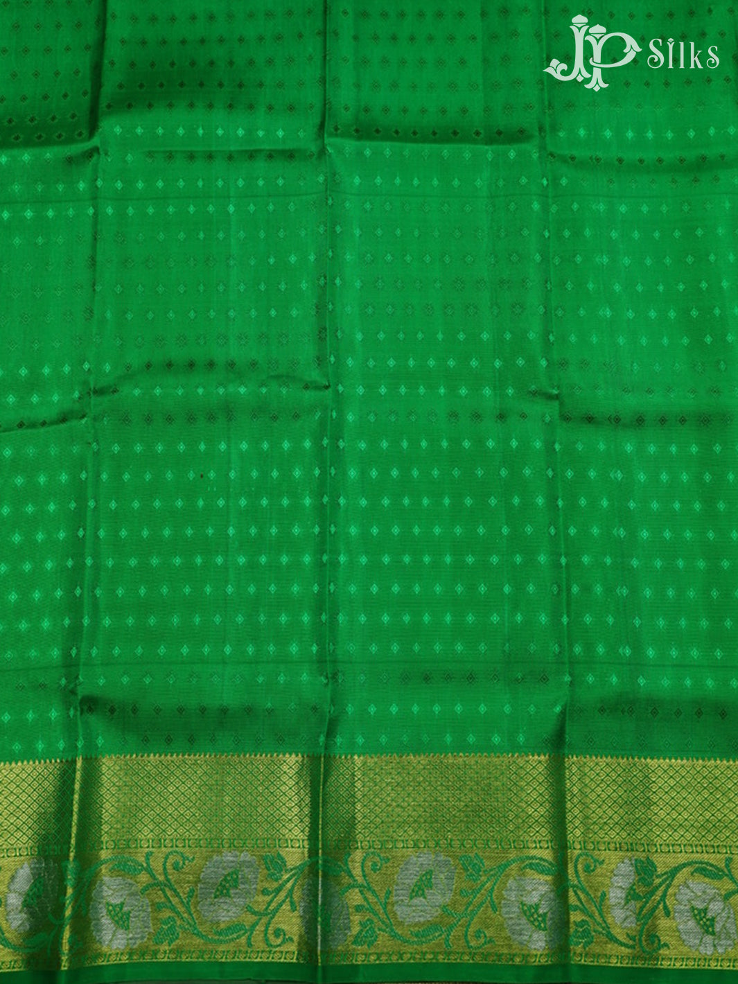 Rani Pink and Green Pattu Pavadai - A2346 - View 4