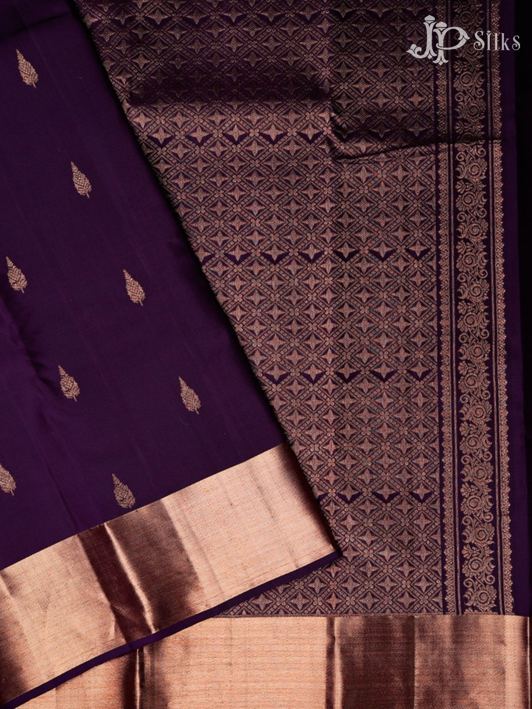 Deep Wine Kanchipuram Silk Saree - F2453