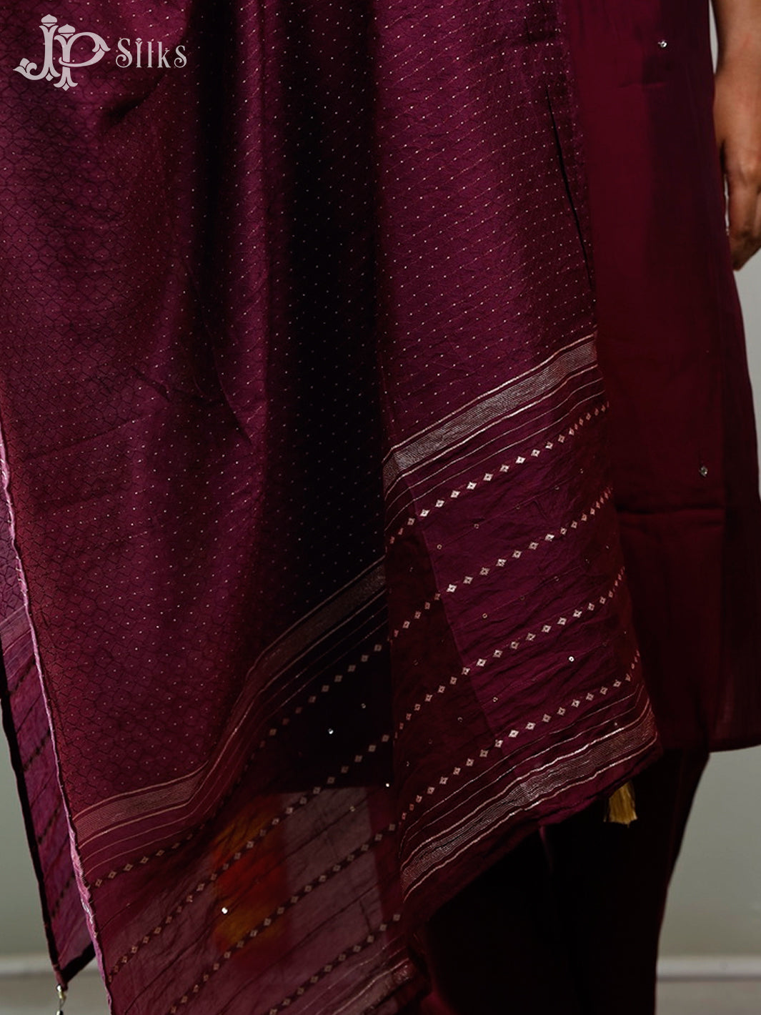 Maroon Readymade Salwar Suit