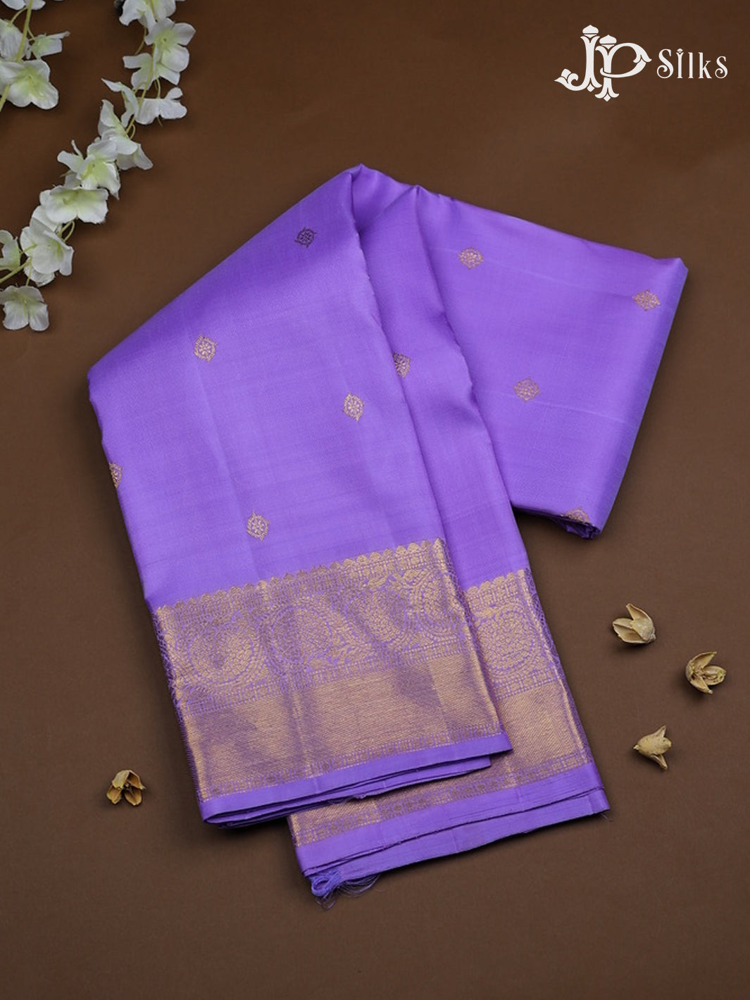 Lavender Kanchipuram Silk Saree - F2451 - View 1