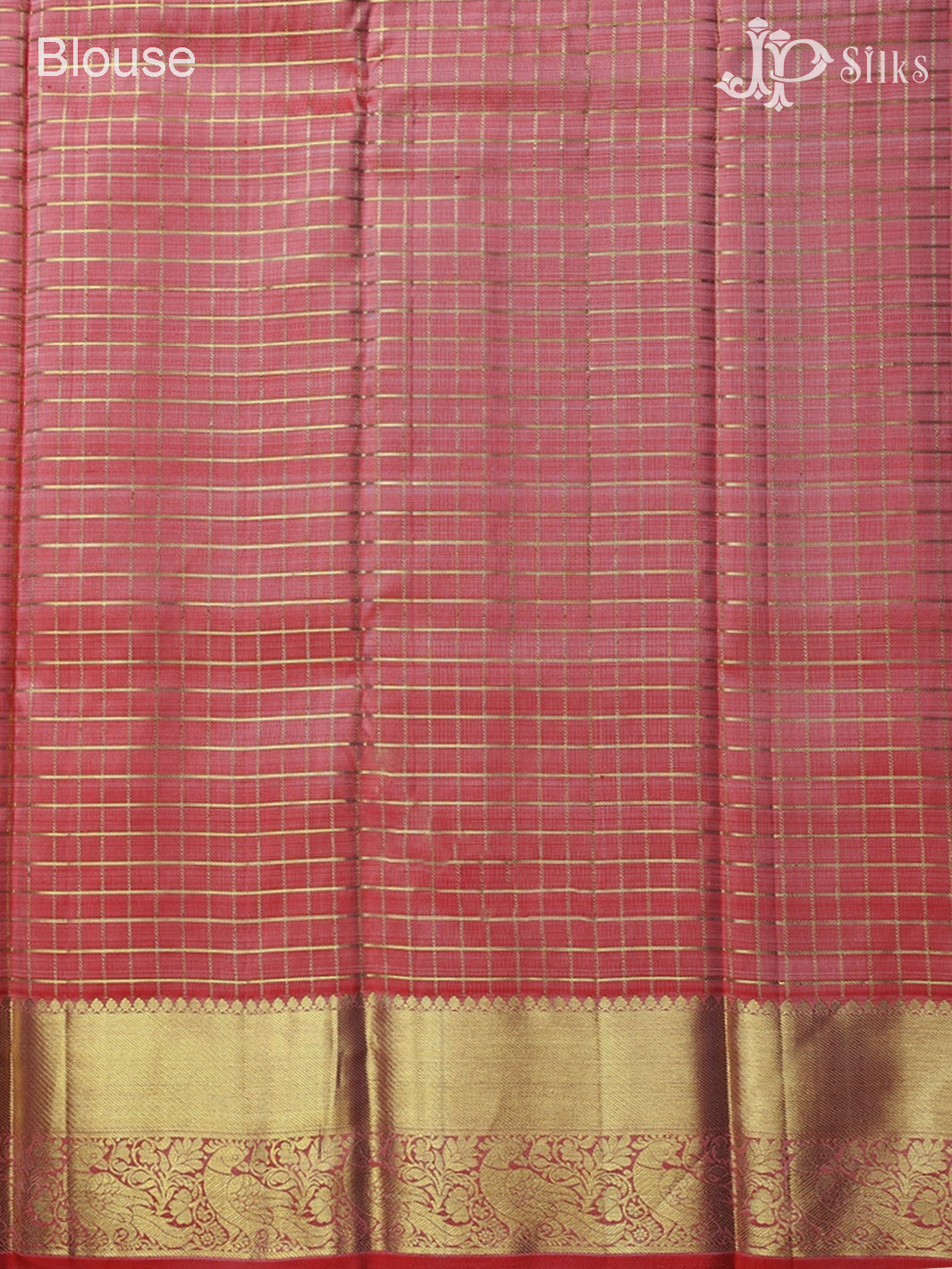 Offwhite and Maroon Kanchipuram Silk Saree - A1400