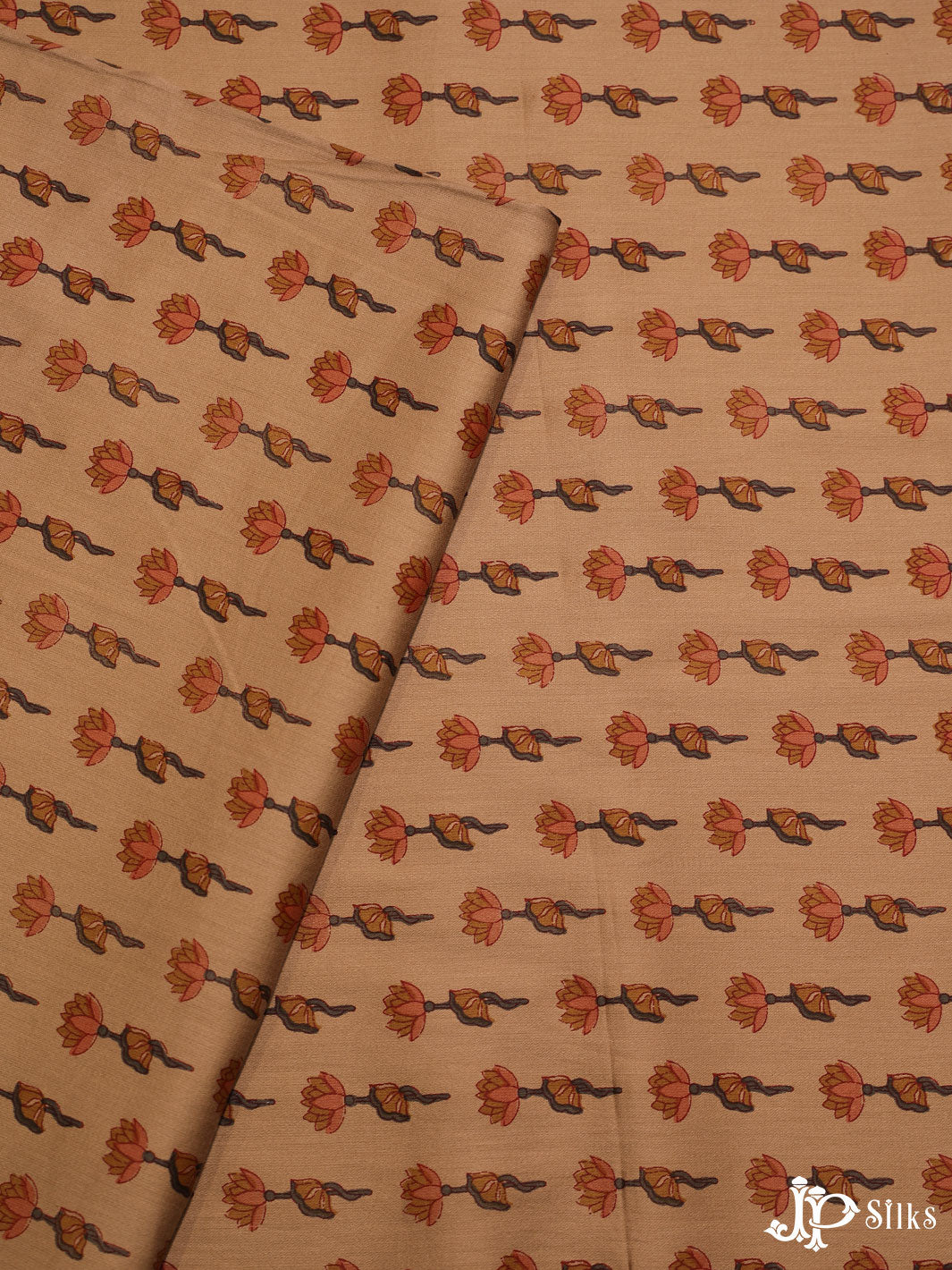 Beige Cotton Fabric - A7979 - View 2