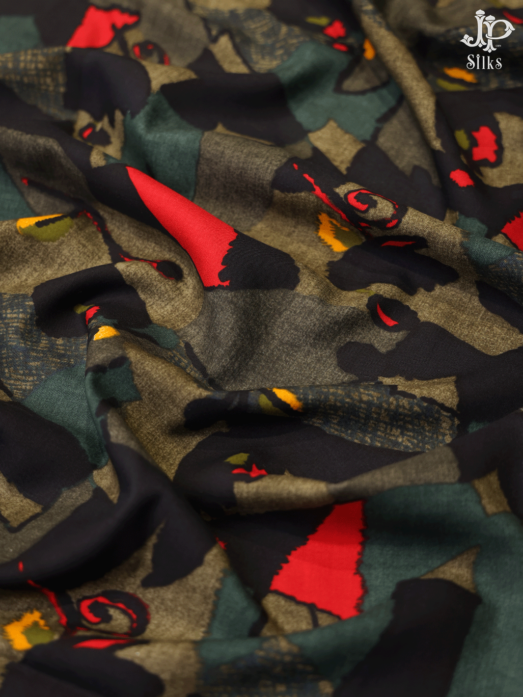 Multicolor Rayon Fabric - A9257