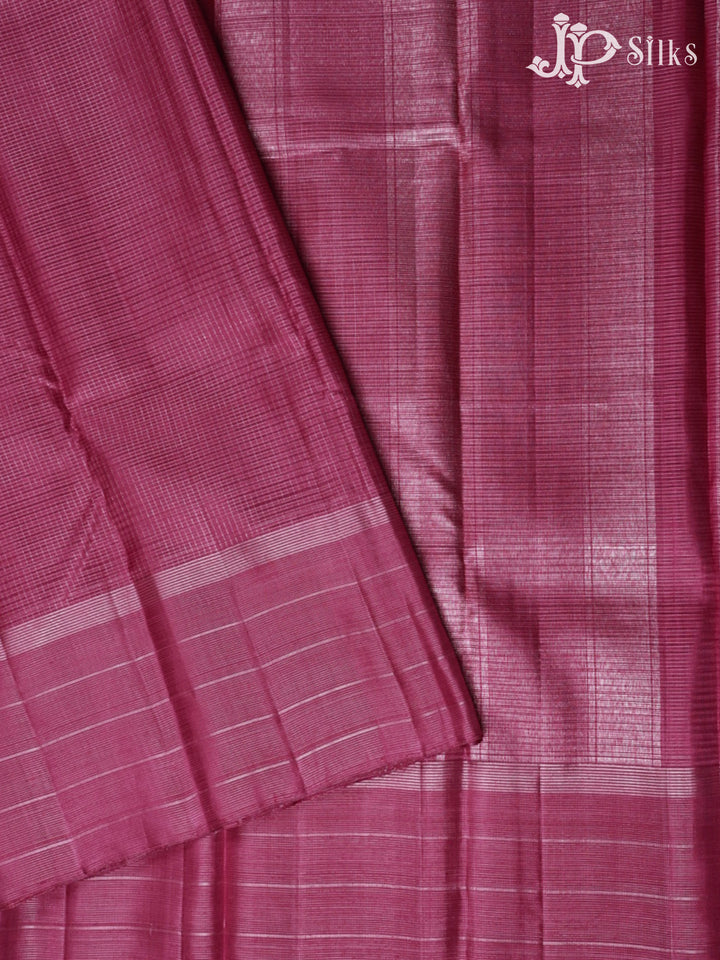 Onion Pink Kanchipuram Silk Saree - E5128