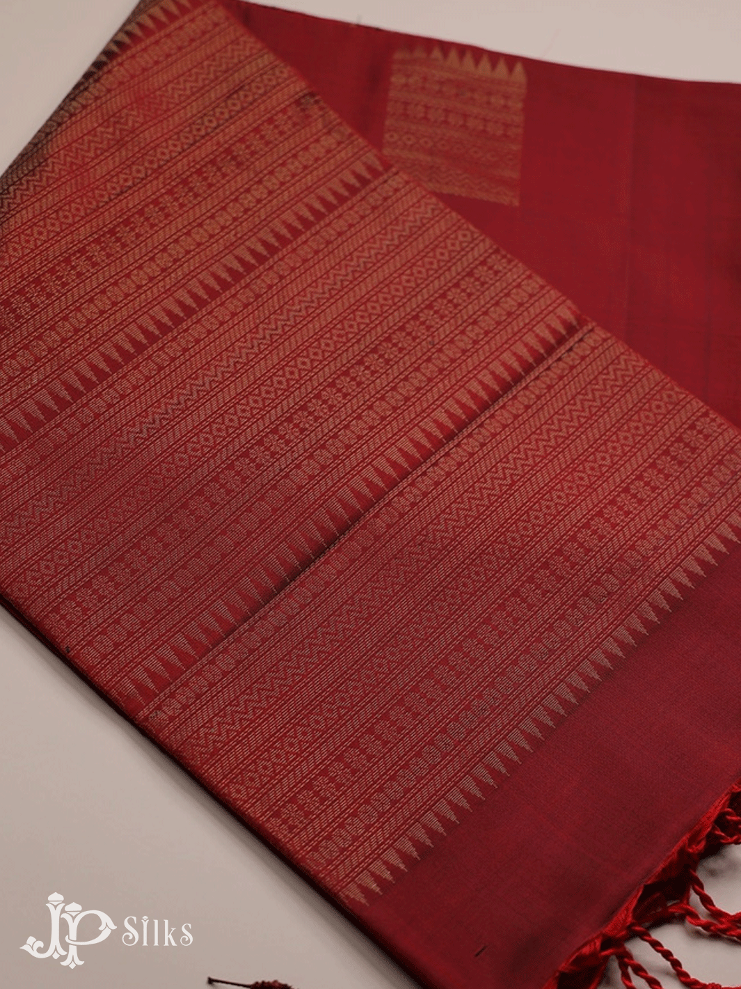 Maroon Soft Silk Saree - F2222