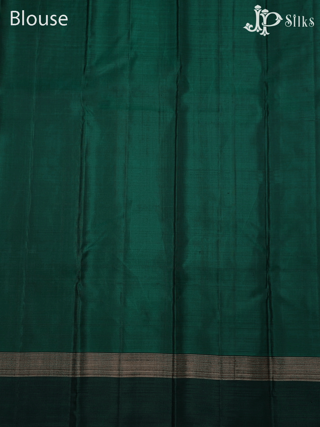 Yellow and Bottle Green Kanchipuram Silk Saree - E5212 - View 6