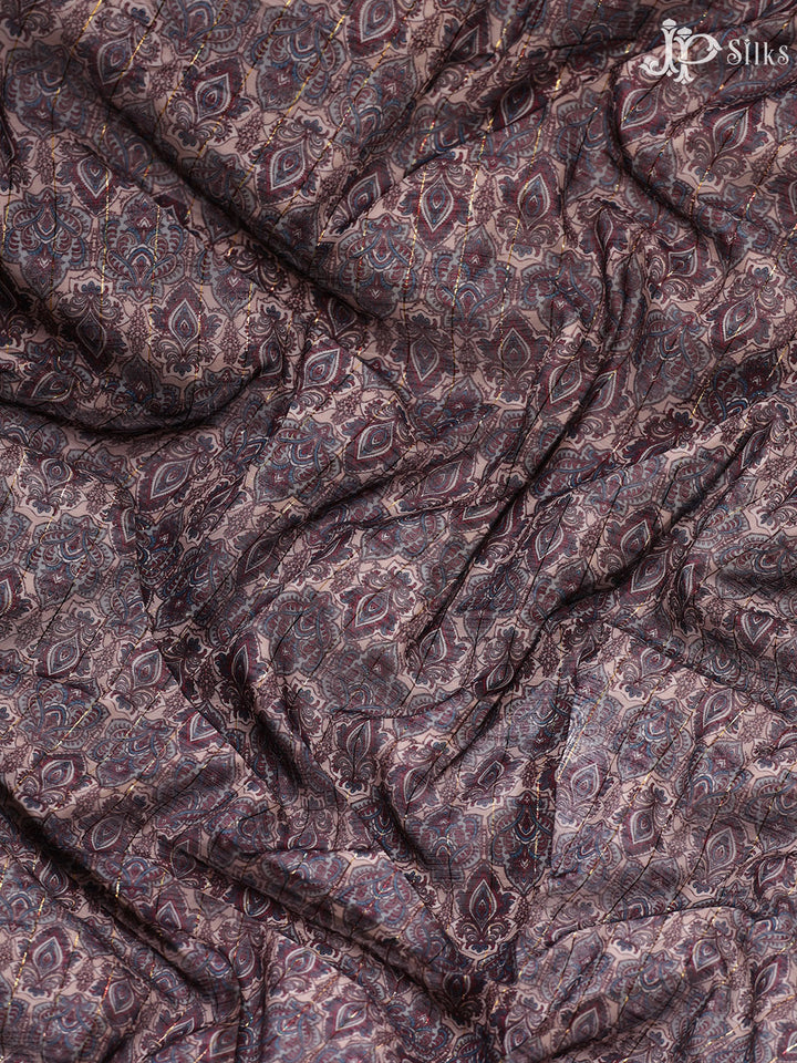Multicolor Digital Printed Munga Cotton Fabric - E3327