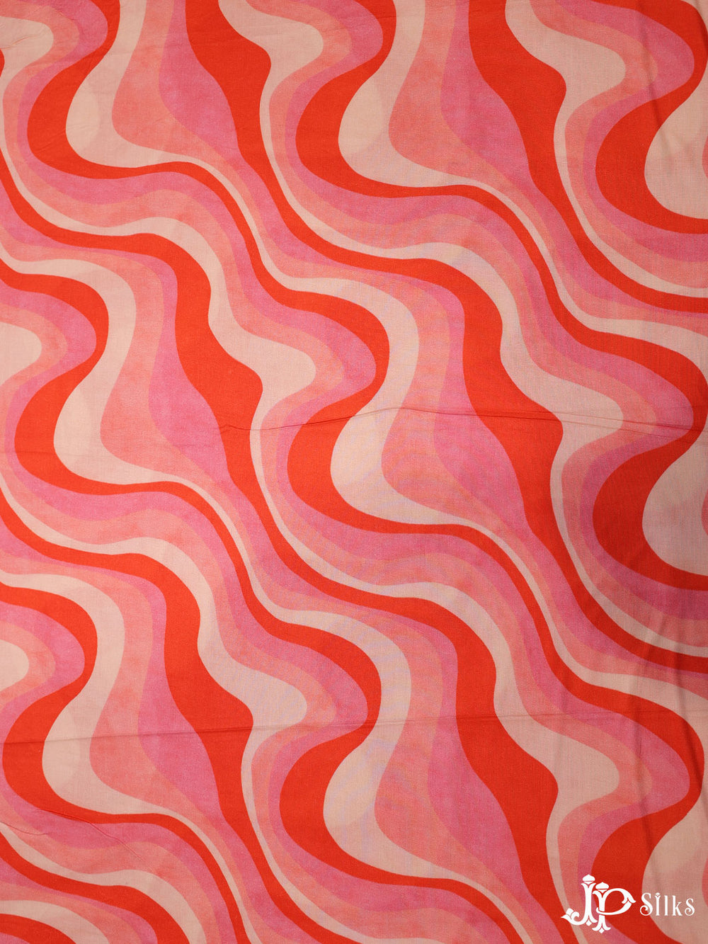 Multicolor Retro Swirl Cotton Fabric - E4026 - View 1