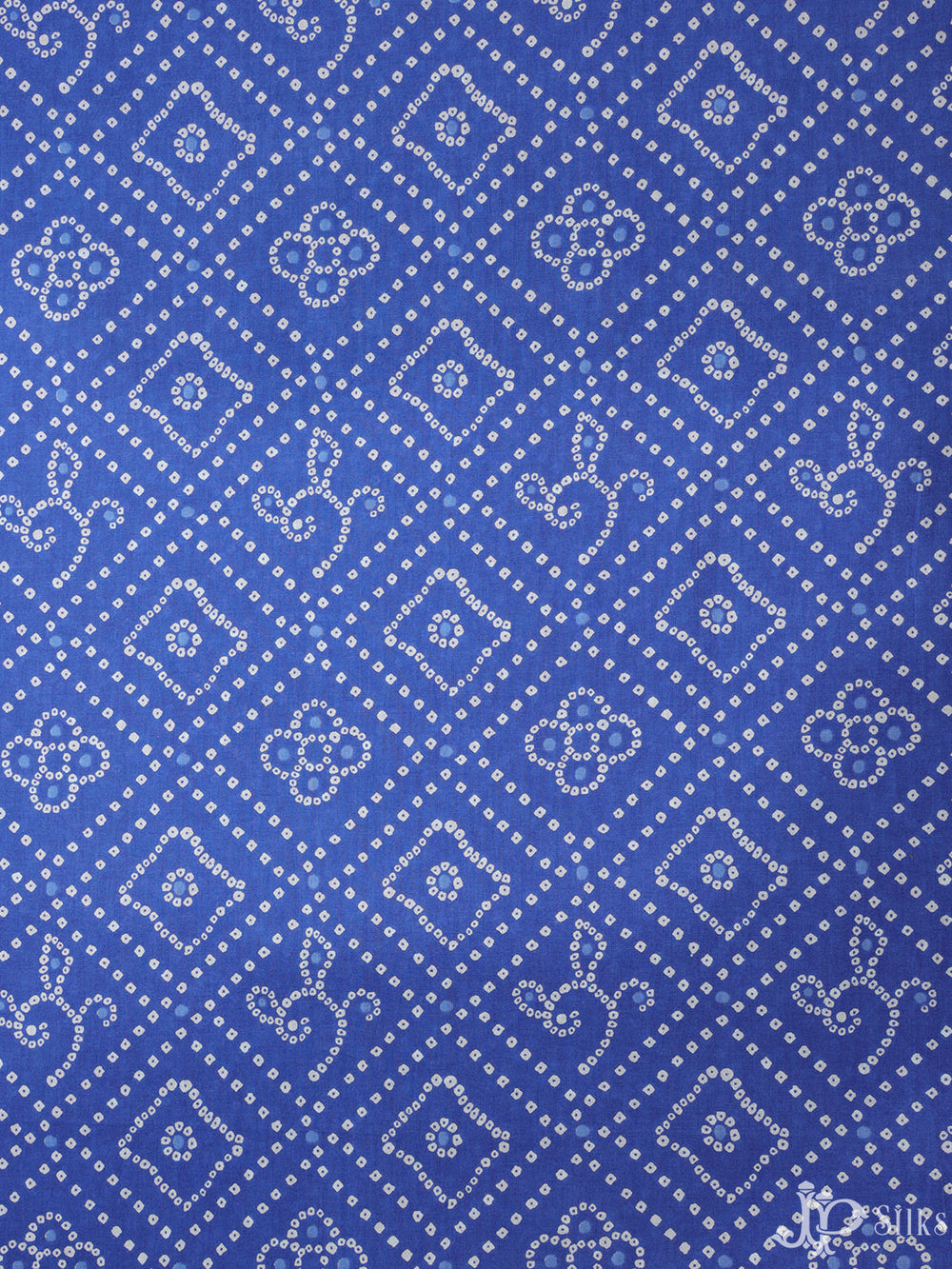 Dark cobalt blue Cotton Fabric - A5947 - View 1