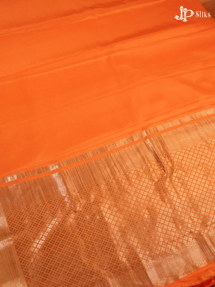 OrangeMysore Silk Saree -  E311 - View 1