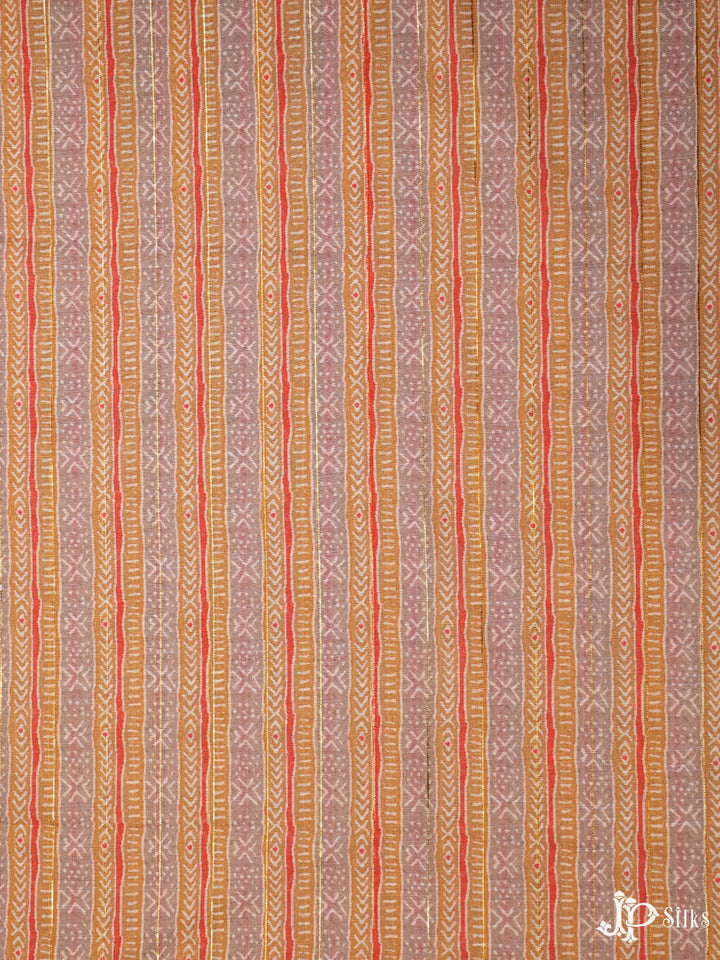 Multicolor Digital Printed Munga cotton Fabric - E3318- View 1