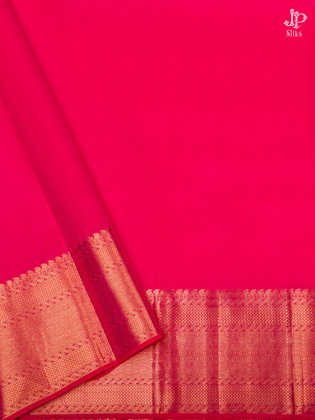 Pink Kanchipuram Silk Saree - D7923 - View 4