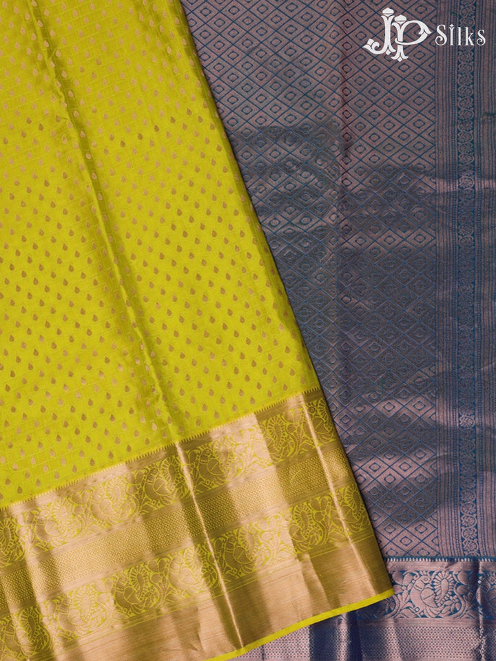 Yellow Silk Saree - F2303