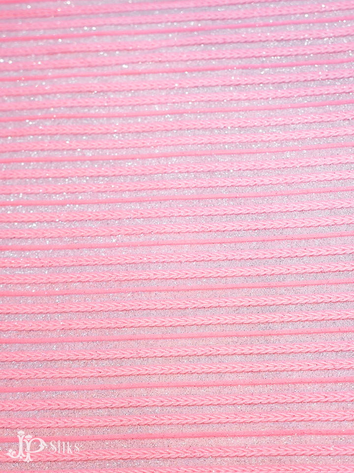 Baby Pink Shimmer Fabric - E4159