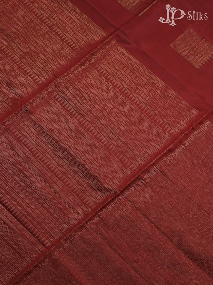 Maroon Soft Silk Saree - F2222