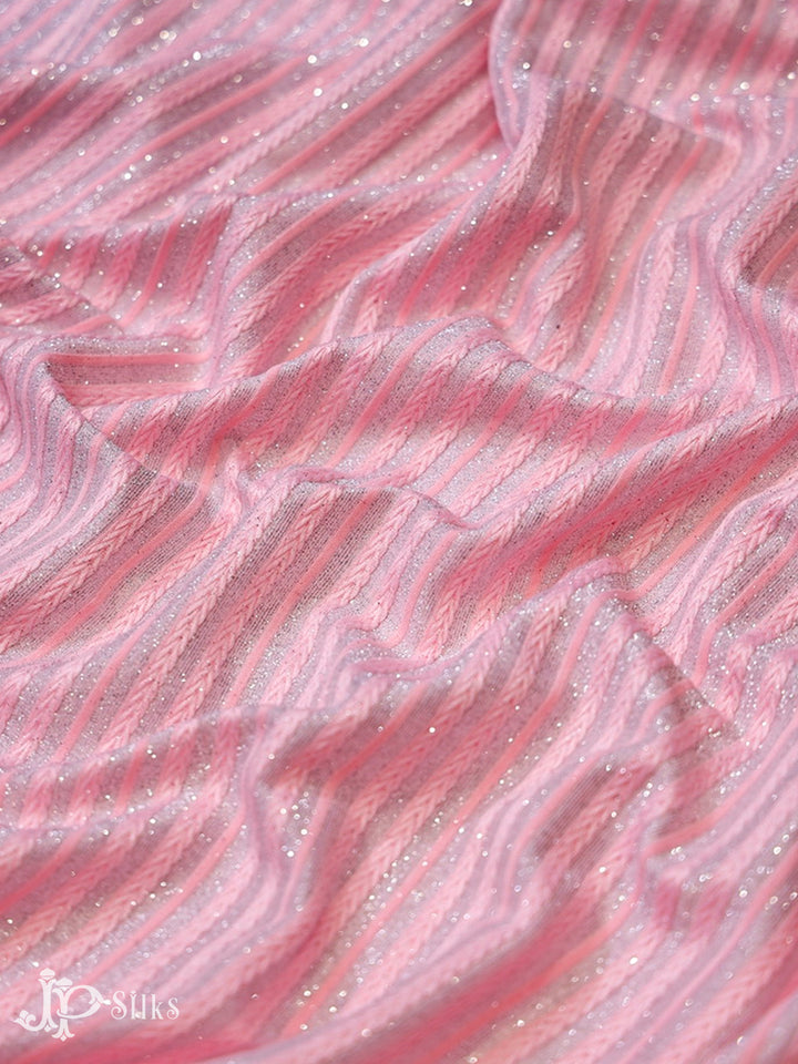 Baby Pink Shimmer Fabric - E4159