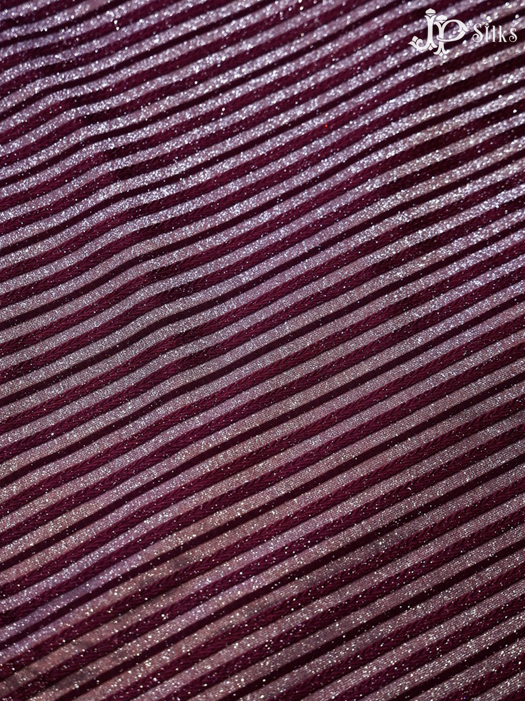 Maroon Shimmer Fabric - E4161 - View 4