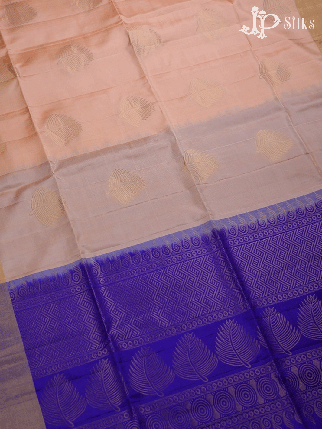 Peach and Purple Soft Silk Saree - F2214