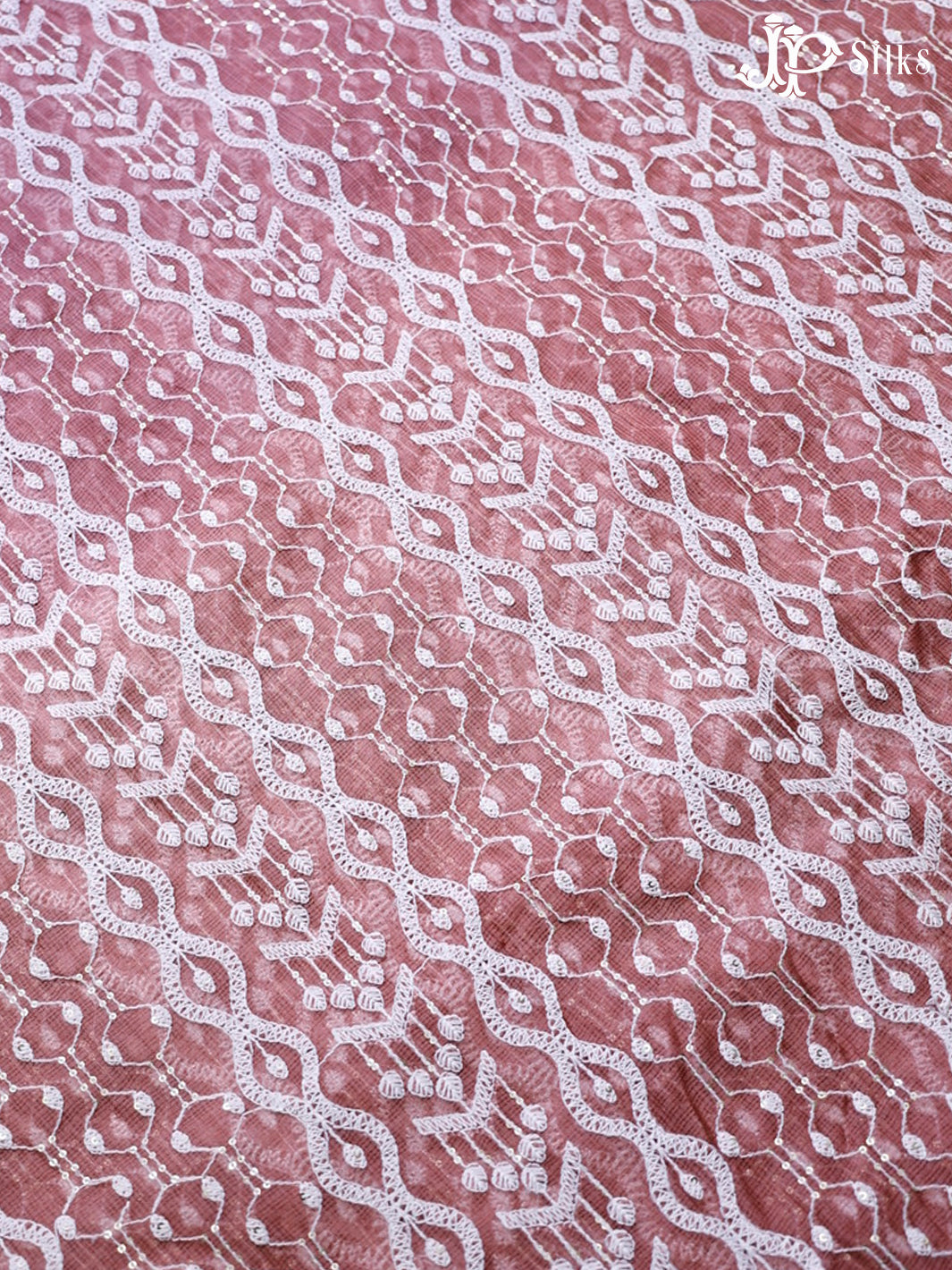 Peach Kota Cotton Fabric - E4318 - View 3