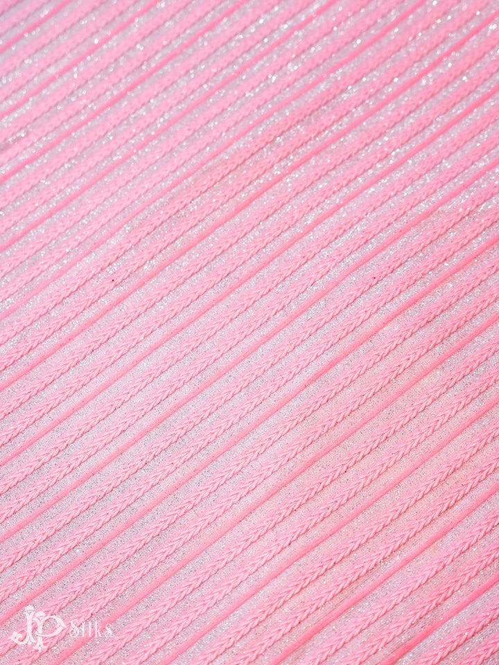 Baby Pink Shimmer Fabric - E4159